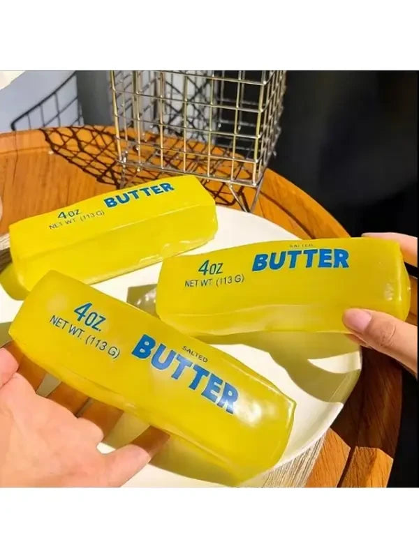 Transparent Butter Stick Squishy Toy