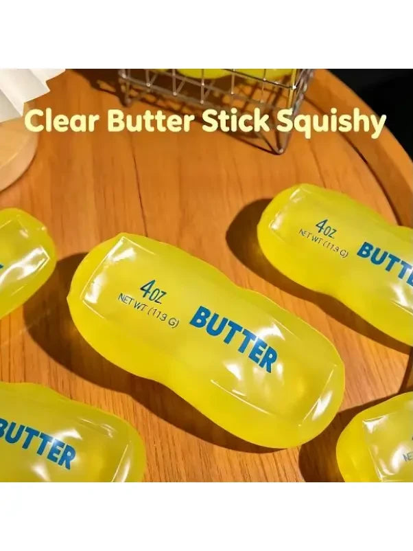 Transparent Butter Stick Squishy Toy