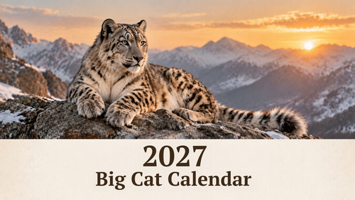 2027 Big Cat Calendar