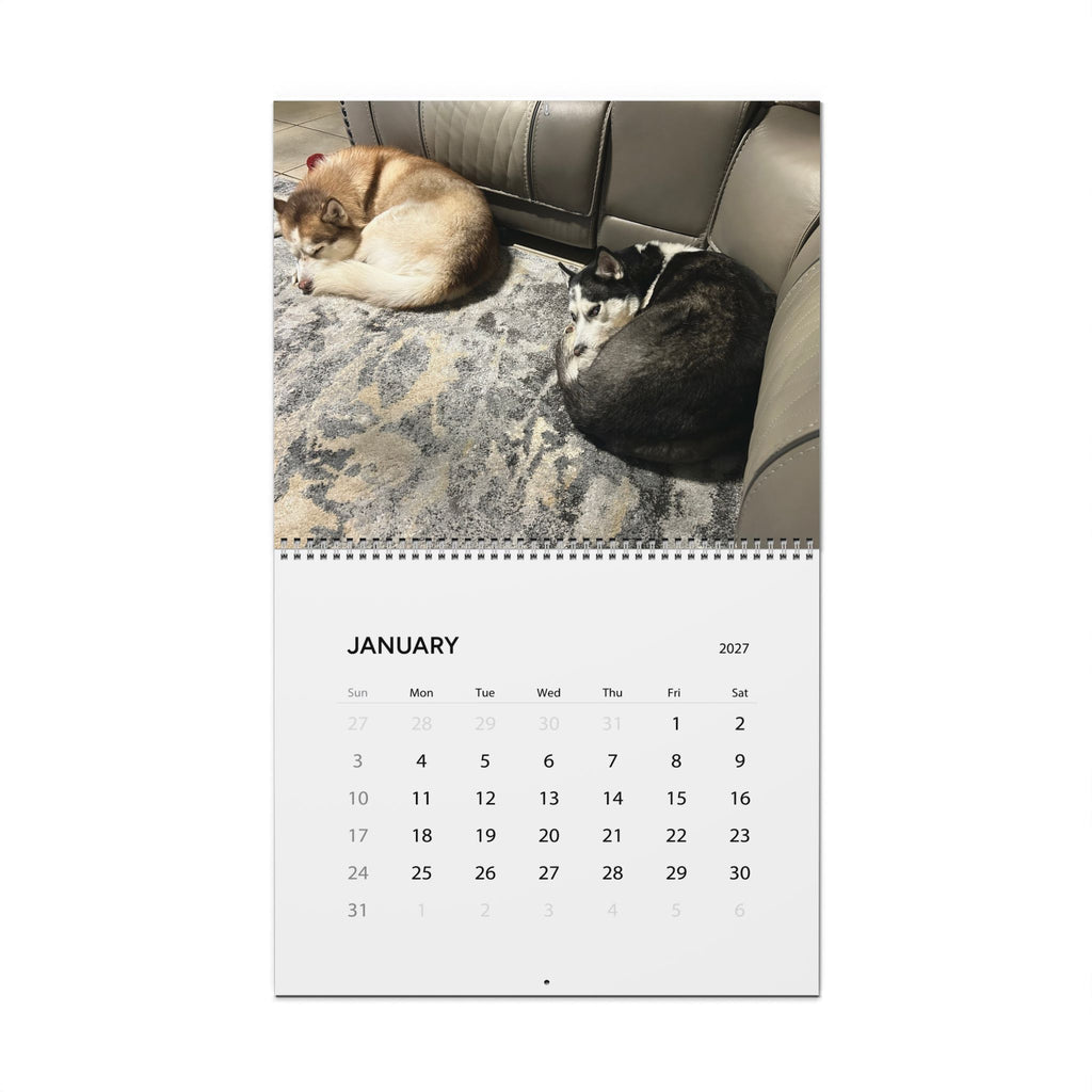 Copy of 2027 Photo Wall Calendar — Monthly Dog Moments Calendar