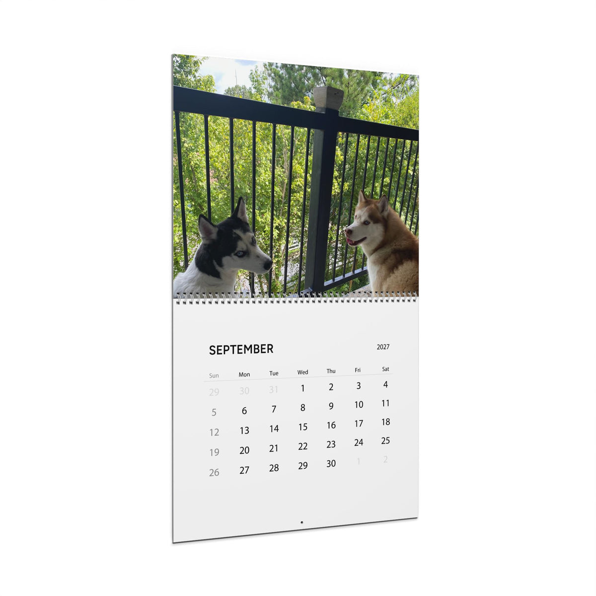 Copy of 2027 Photo Wall Calendar — Monthly Dog Moments Calendar