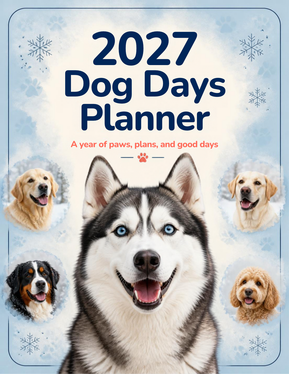 2027 digital Dog Days Planner